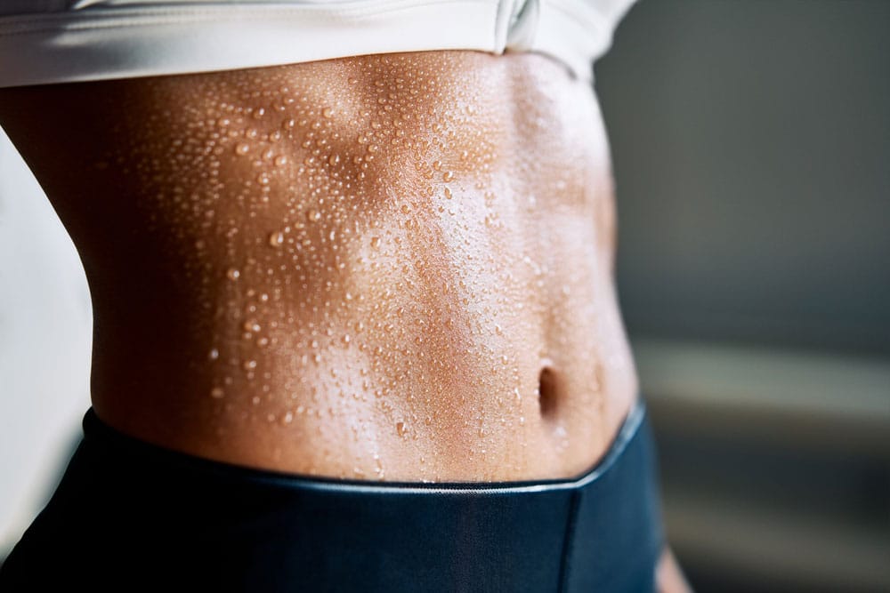 benefits of sweating