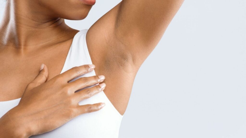 Body odour without deodorant