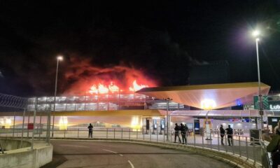 Luton Airport fire