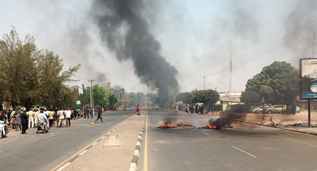 PDP protest in Nasarawa