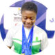 Eniola three gold medals