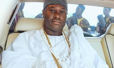 Ooni with his speech