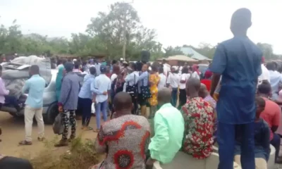 Students Ado Ekiti Road