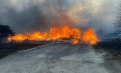 Fire in texas