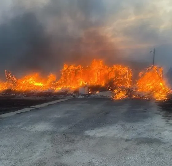 Fire in texas