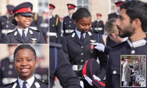 Nigerian female cadet