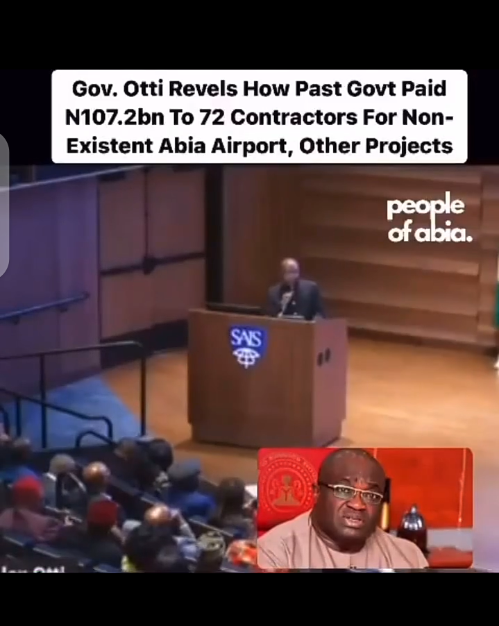 Gov Otti says Ipkeazu used 107.bn for non-existent projects
