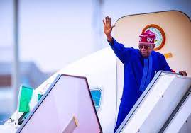 President Tinubu Departs for South Africa