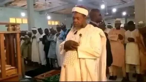 Eid prayer on