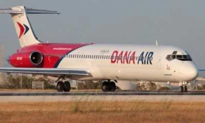 Dana Air workers following suspension
