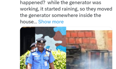 Police raise alarm on generator fumes