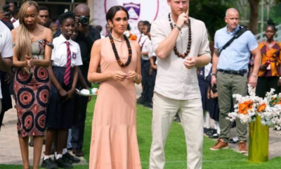 Meghan and Harry visit Lights Academy School in Abuja