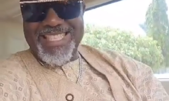 Dino Melaye shows off diamond rolex wristwatch, people fume