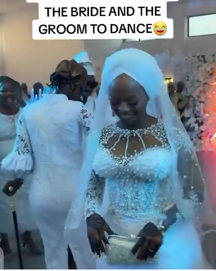 Groom in Ghana says the action of a lady stoping him from dancing with his bride is Ghanian culture