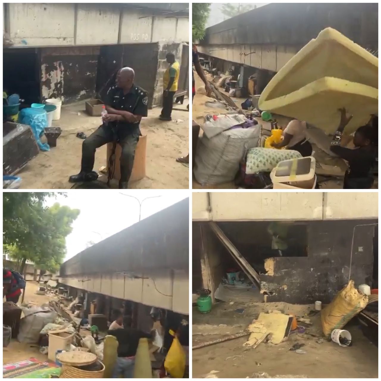 Landlords who collected N250,000 rent for single rooms under the bridge comes under fire