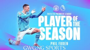 Phil Foden player of the season