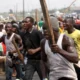 Labour protesters Abuja secretariat