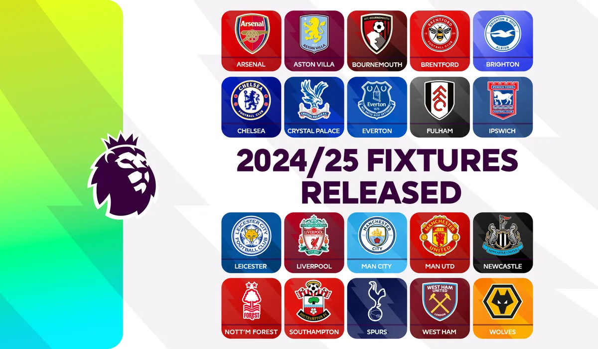 Premier League 2024/25 Fixtures