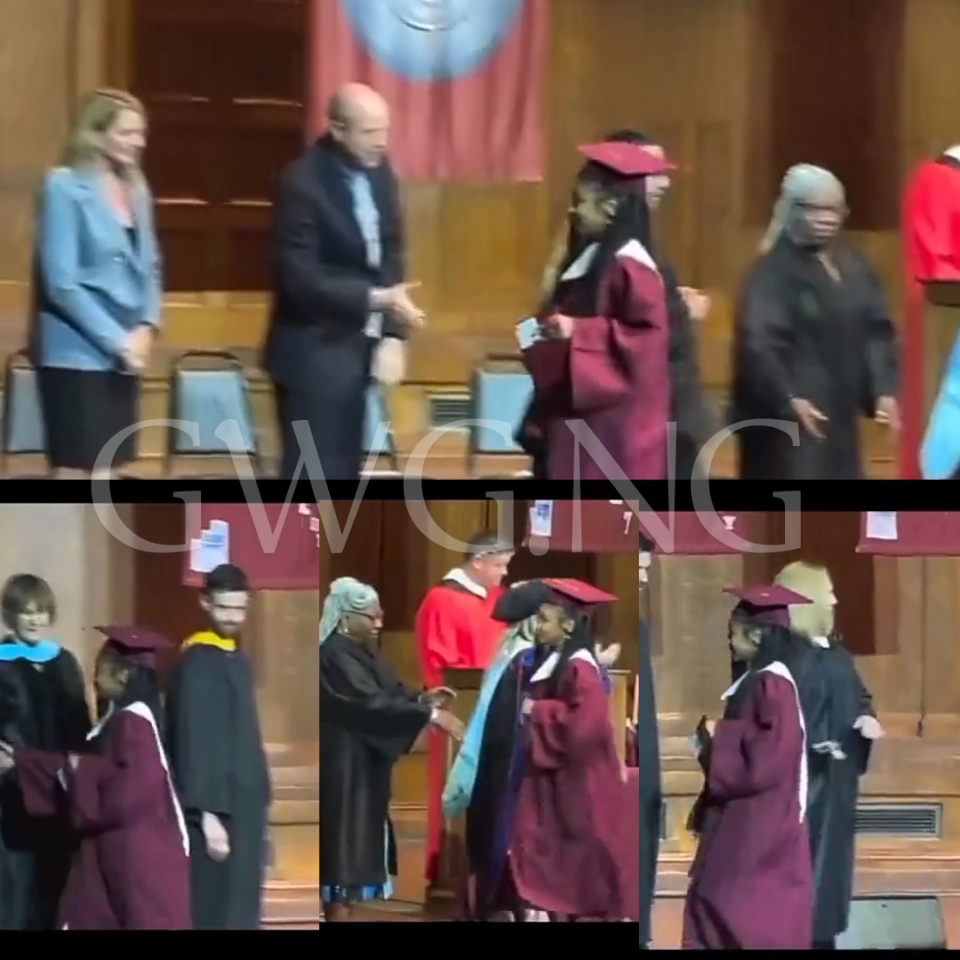 High School Graduate's Handshake