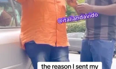 Nigerian man in Italy his children back