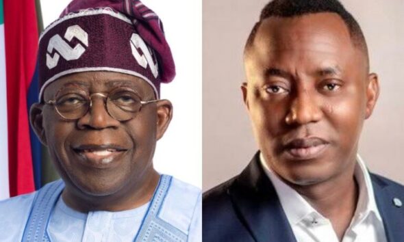 Nigerians on Sowore mockery over Tinubu's fall