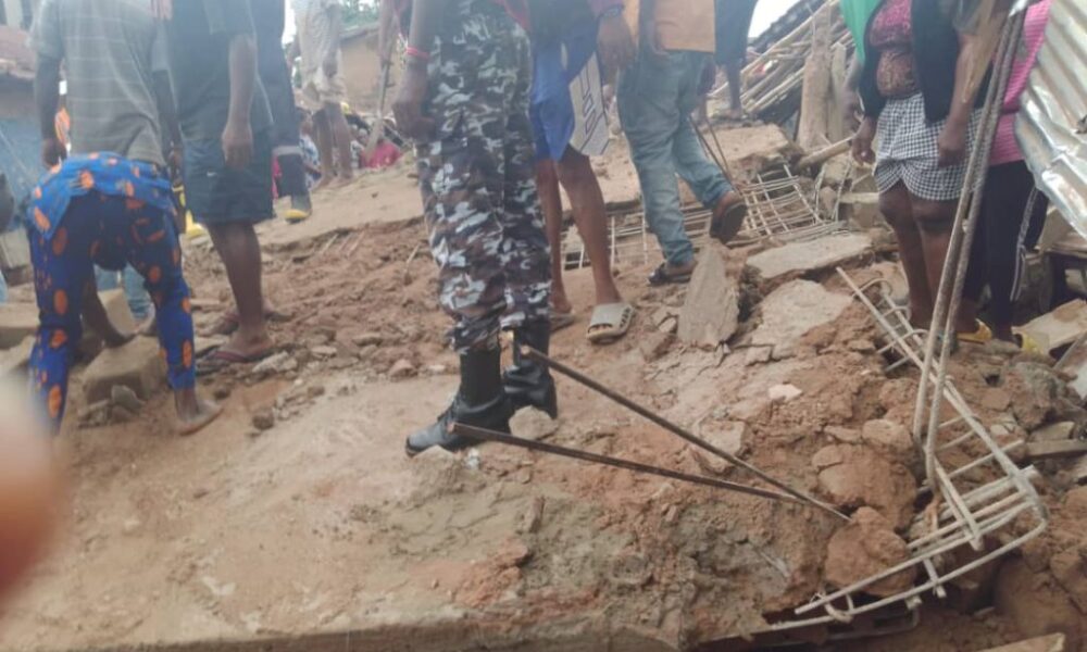 Building Collapsed in Anambra market