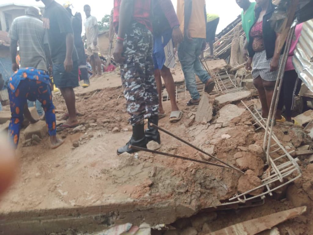 Building Collapsed in Anambra market