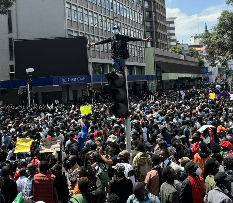 Kenyan Youths Insists on resignation of Ruto