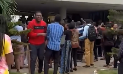 UNILAG Medical Students protesting