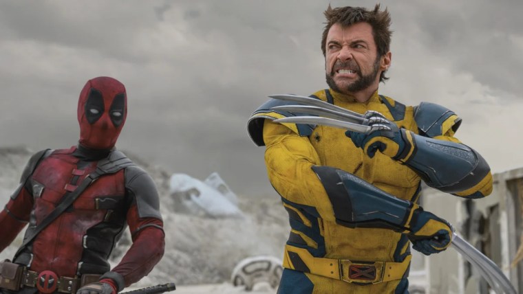 Hugh Jackman and Ryan Reynolds in "Deadpool & Wolverine" (Marvel Studios/Disney)