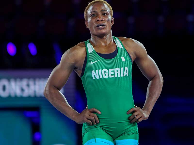 Oborududu Women's Wrestling semis Paris 2024 Olympics