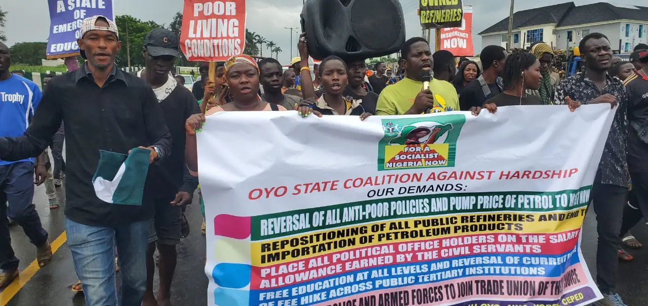 hunger protest in Ibadan