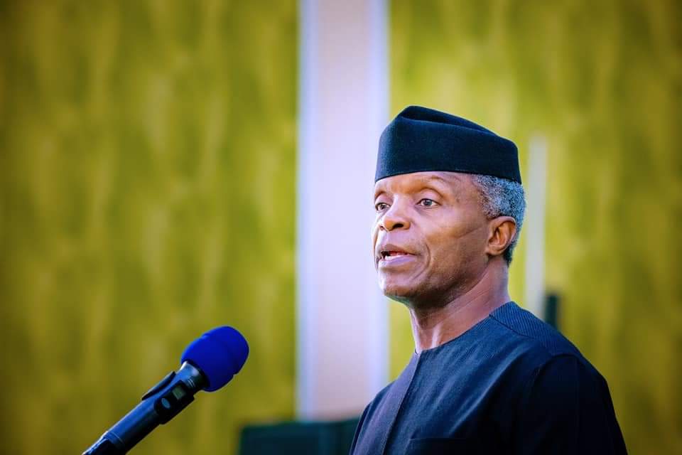 Osinbajo Nigerian Churches Prosperity Hard Work