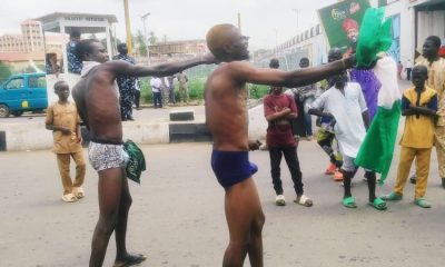 Nigeria hunger protesters stripped