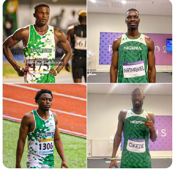 Nigerian men’s 4x400m team