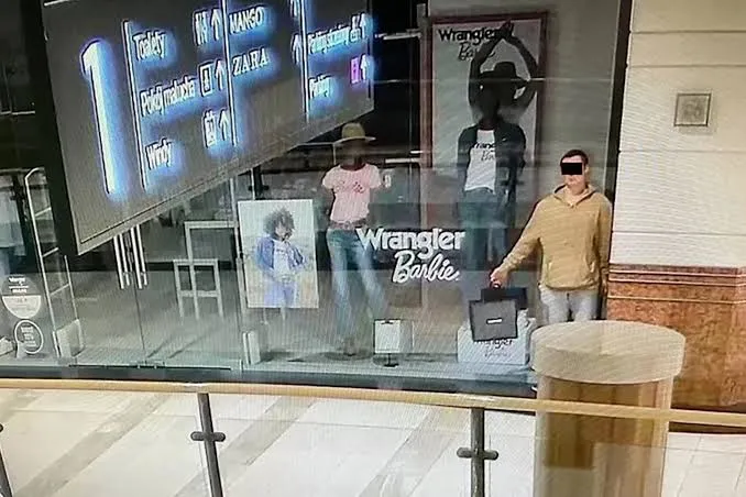 sentenced 16 months posing as mannequin