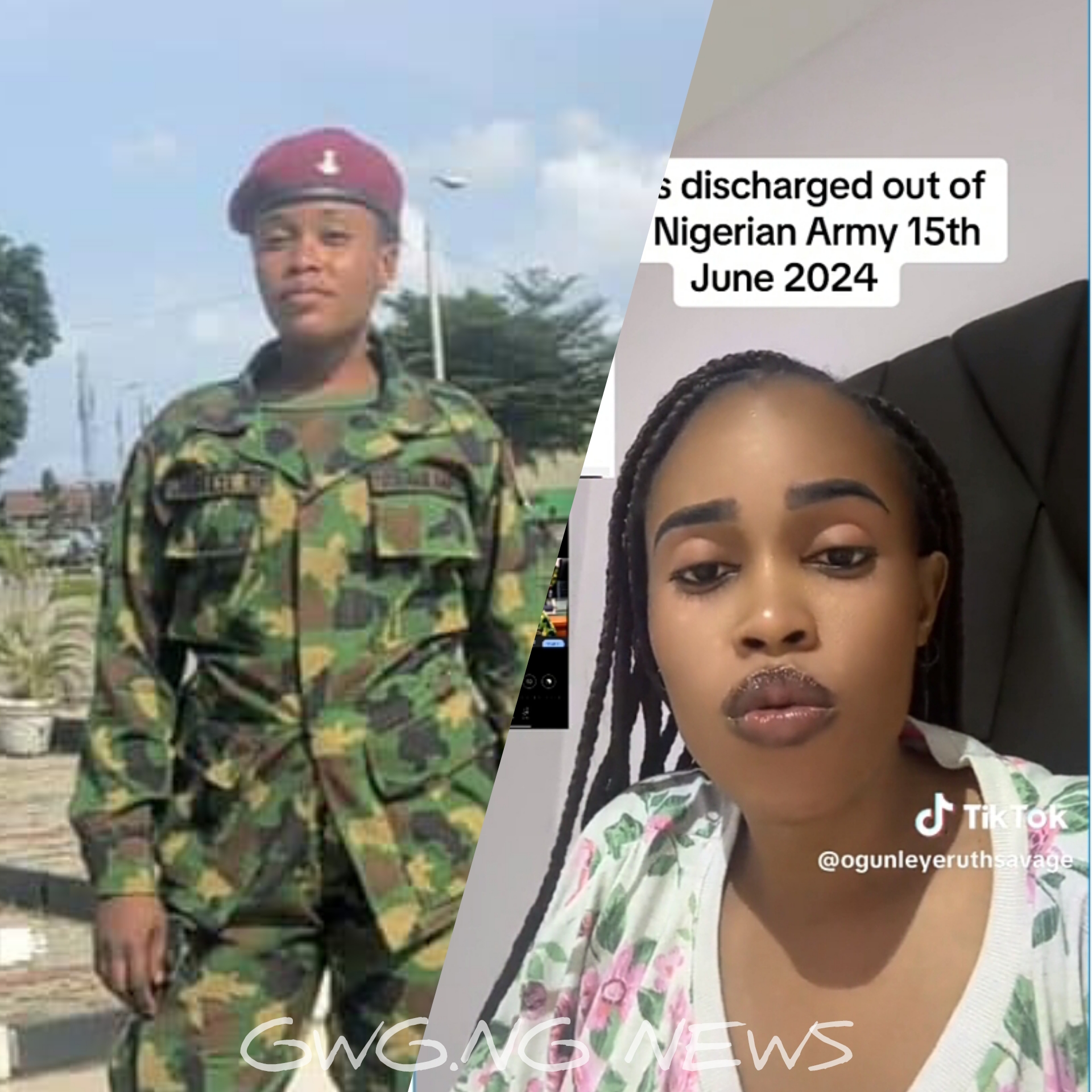 Discharged female soldier investigation