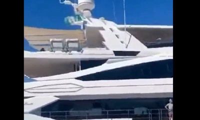 Tinubu yacht in France