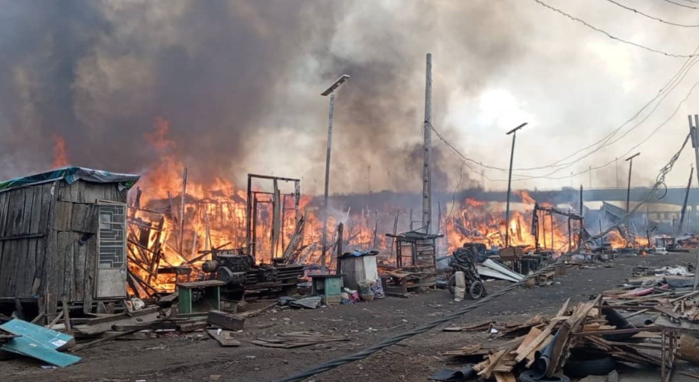 fire plank market Lagos