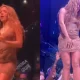 Shakira stage film under dress