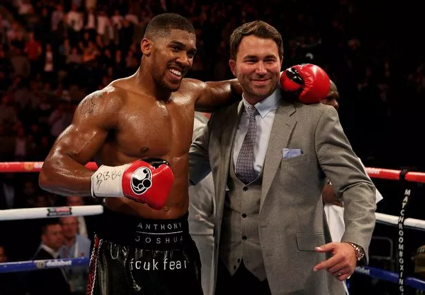 Eddie Hearn Anthony Joshua next