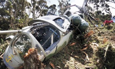 NSIB Crashed Helicopter