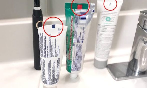 Toothpaste tube colors