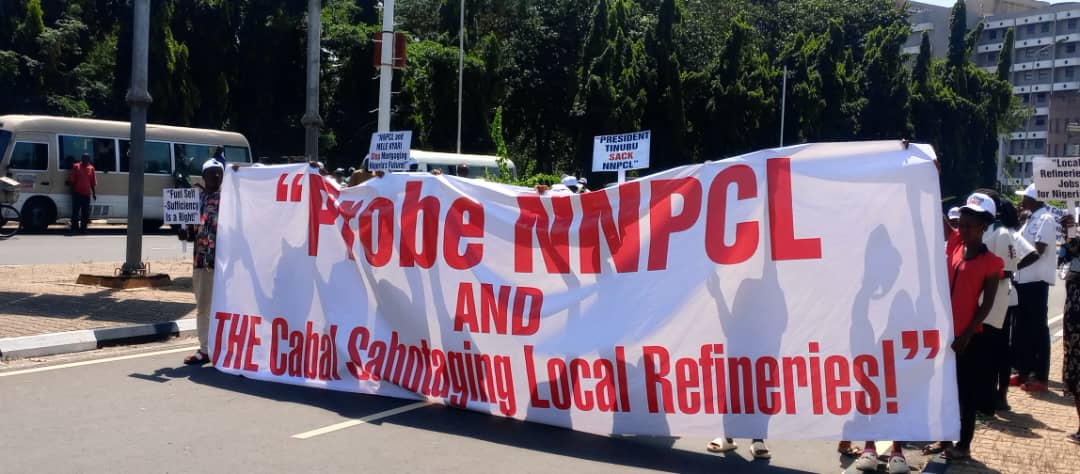 CSOs Protest NNPCL Dangote Refinery