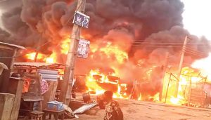 fire Ibadan market