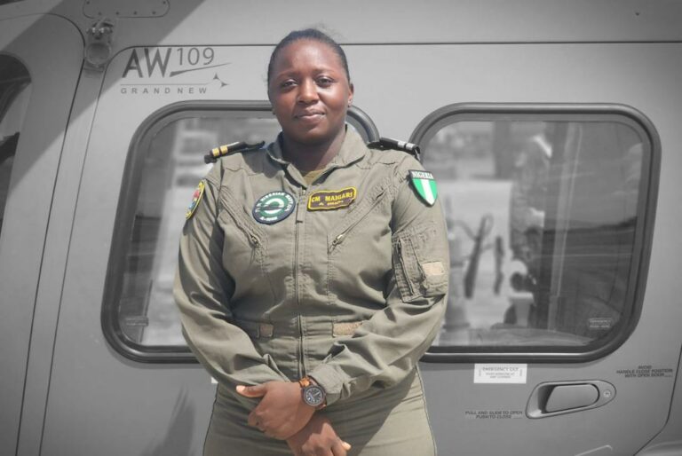 Nigerian navy first female pilot