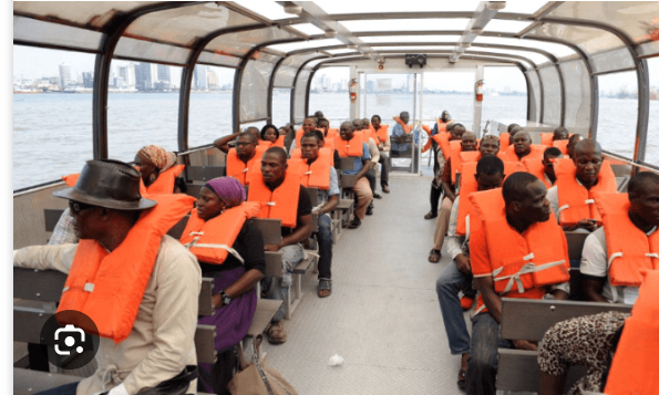 Lagos boat passengers'