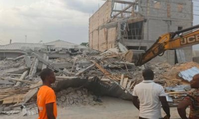 Seven Workers Rescued Building Collapse