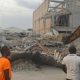 Seven Workers Rescued Building Collapse