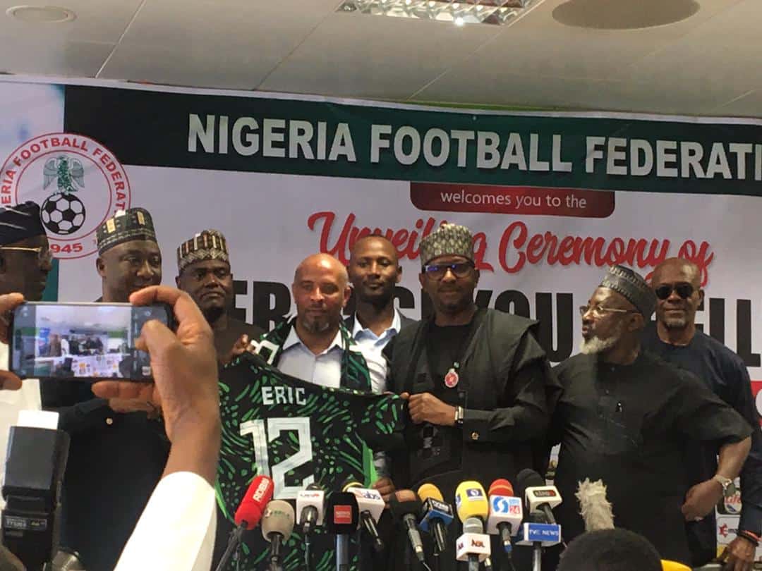 NFF officially unveils Eric Chelle